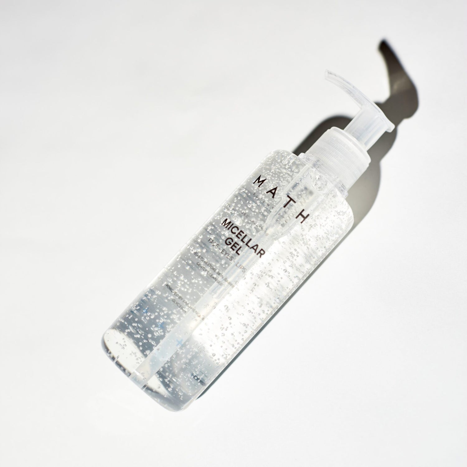 Get to know: MATH Scientific calming micellar gel for makeup removal