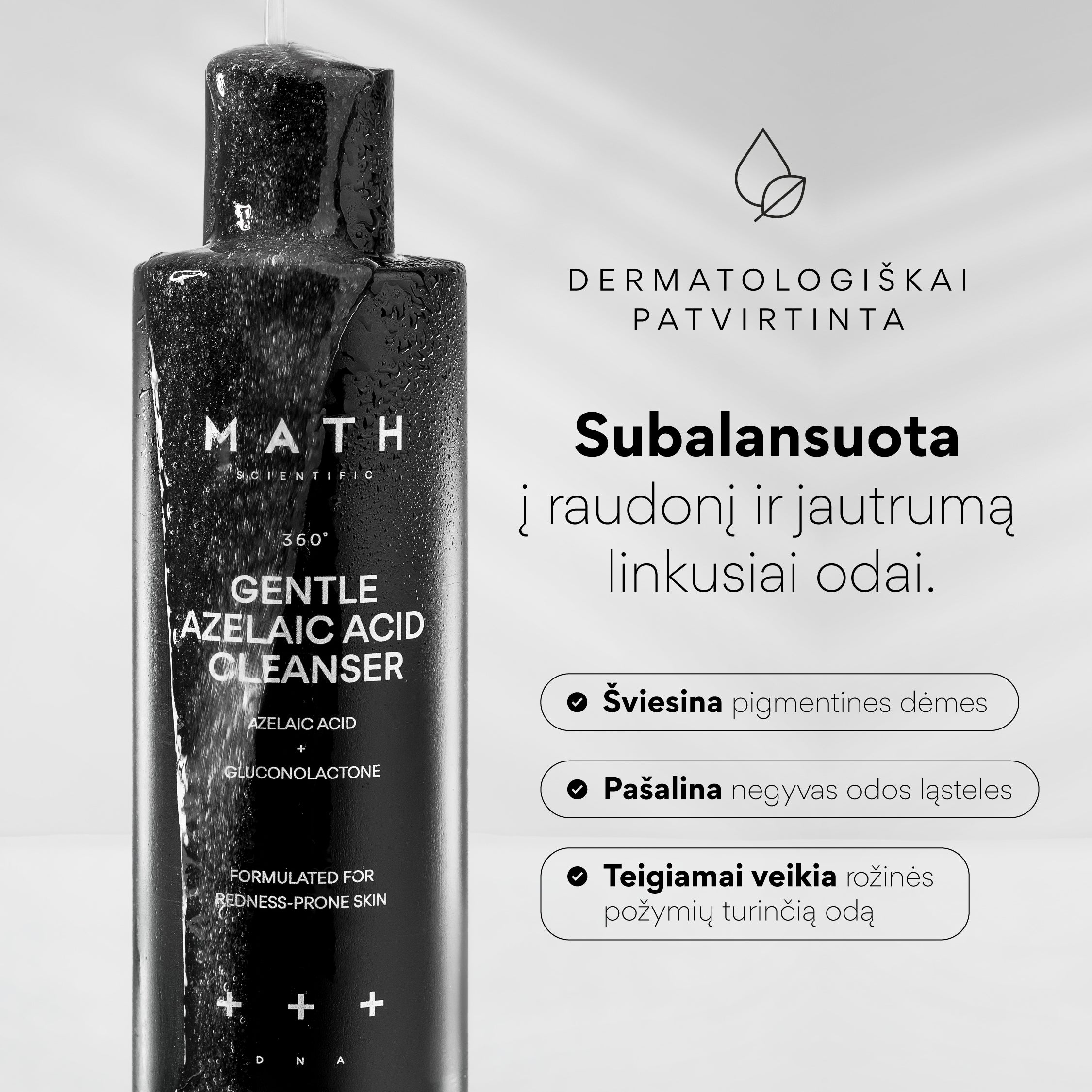 Cleanser for sensitive/reddened skin