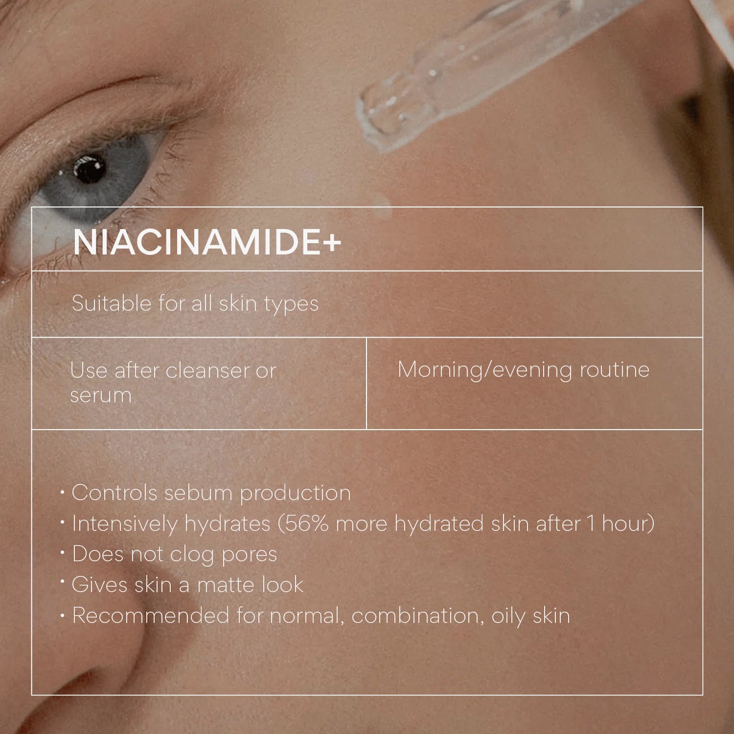 Moisturizing "Niacinamide+" cream