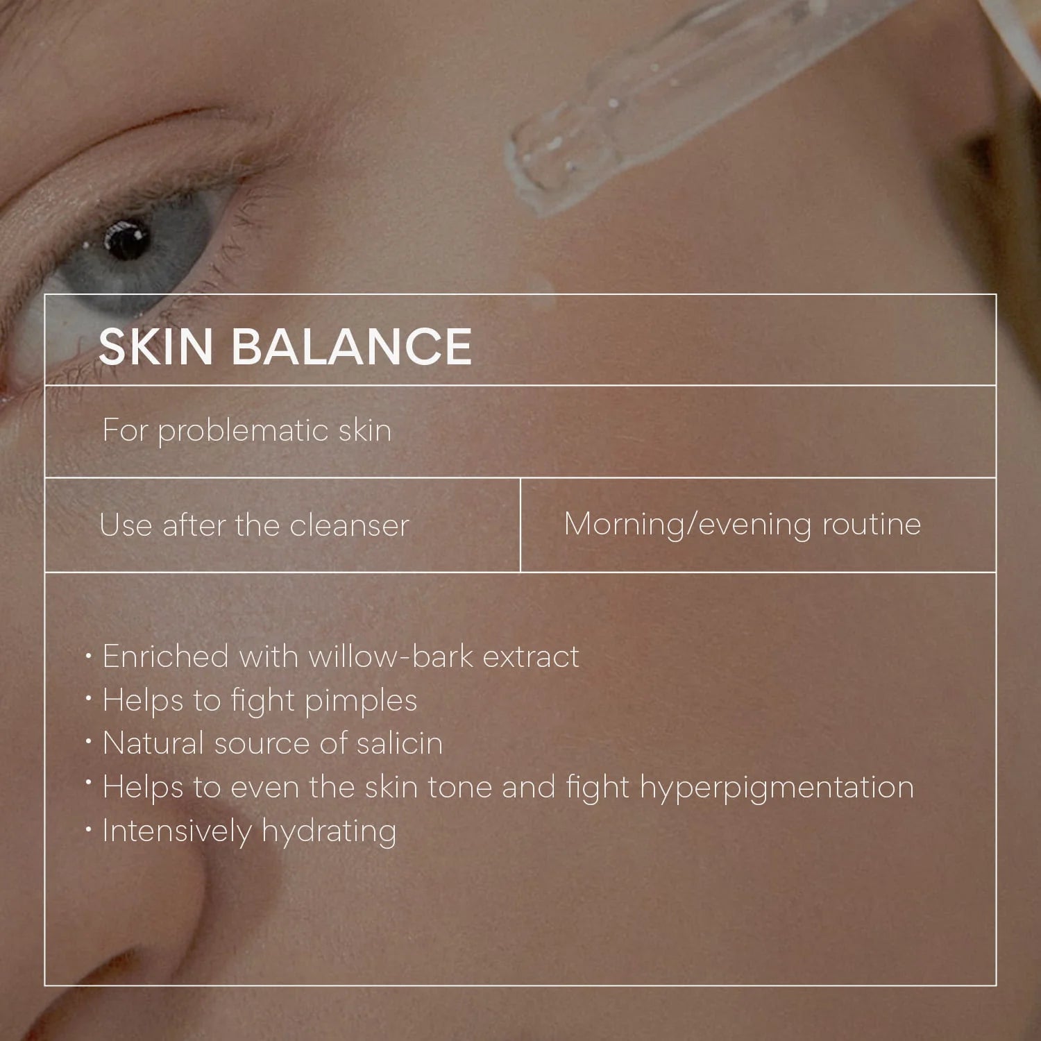 Matifying and balancing active serum "Skin balance"