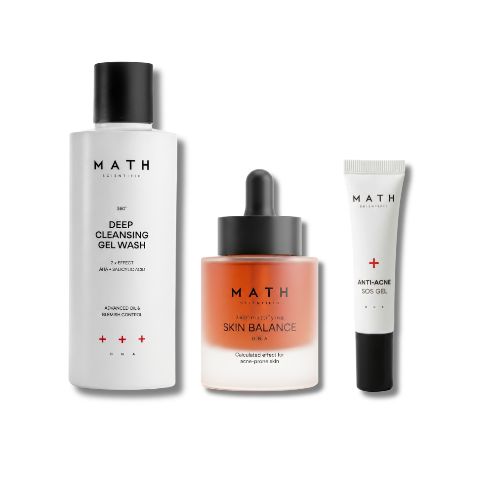 Anti-acne set for acne-prone skin