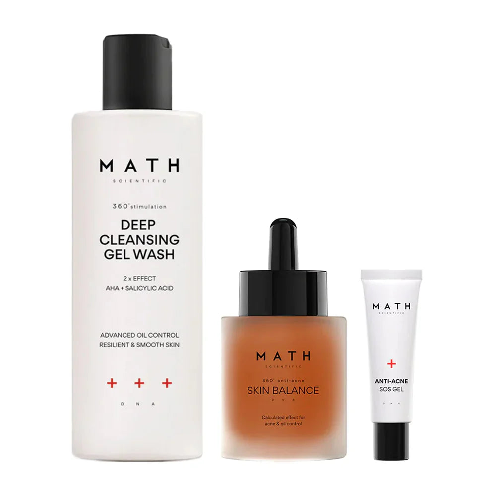 A regimen for reducing breakouts, acne, and shine