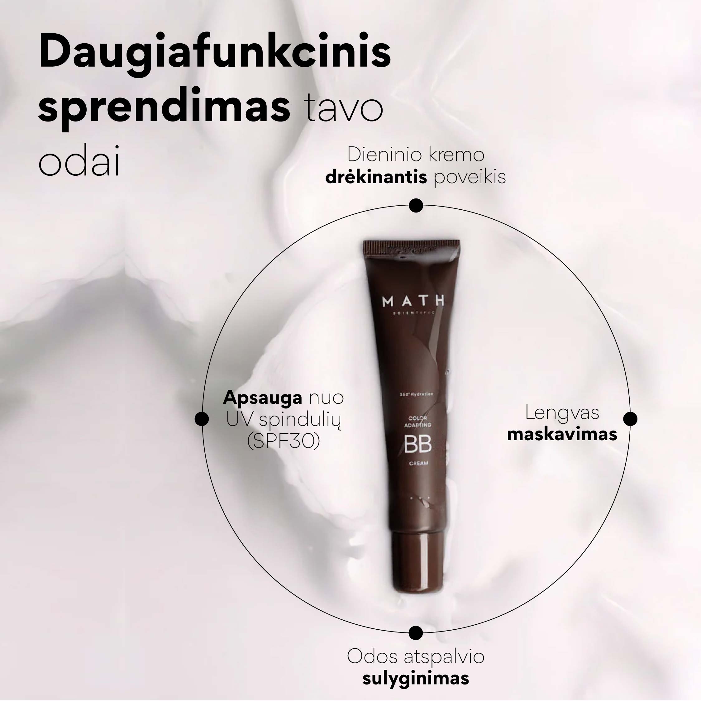 Tone-correcting moisturizing BB cream