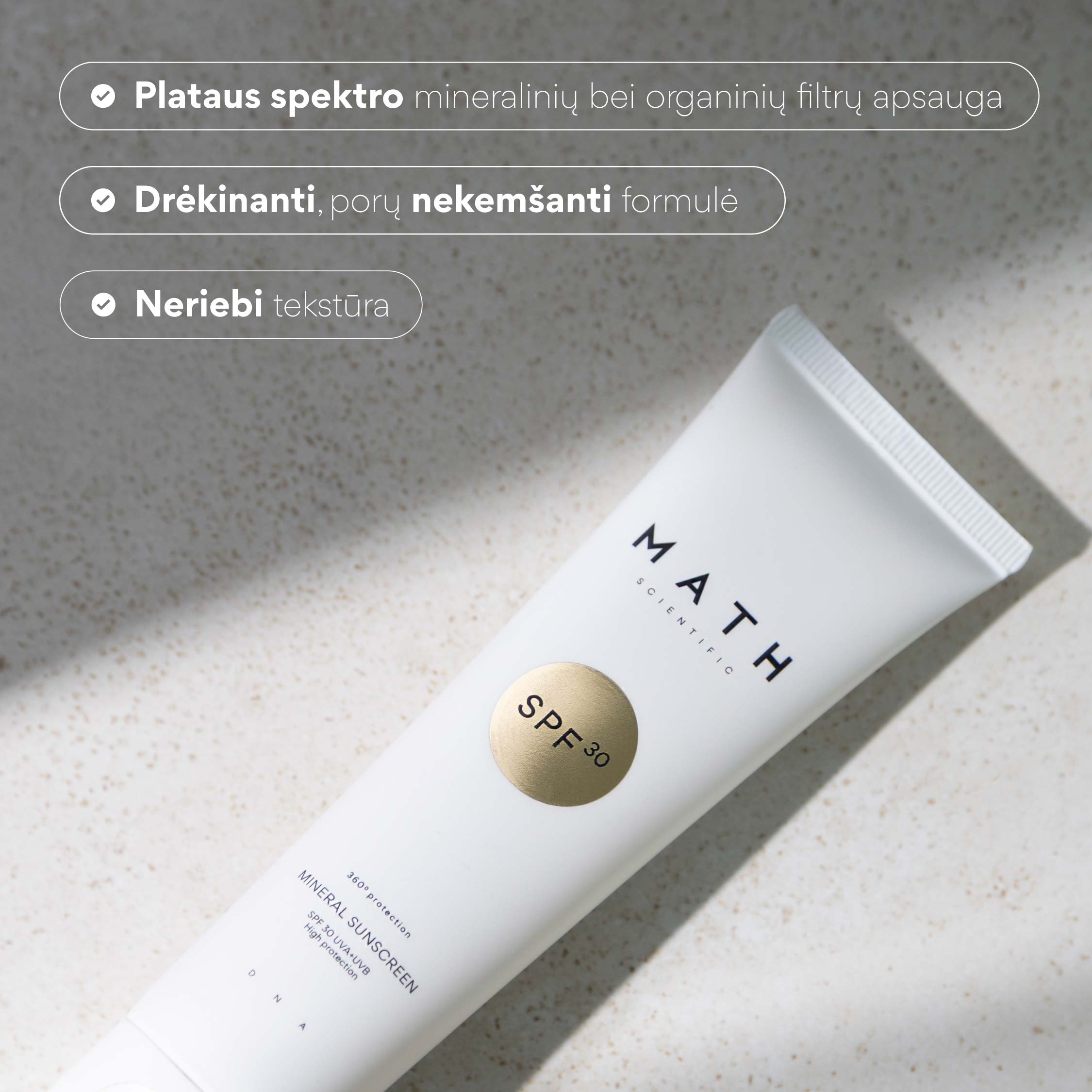 Mineral SPF30 sunscreen lotion